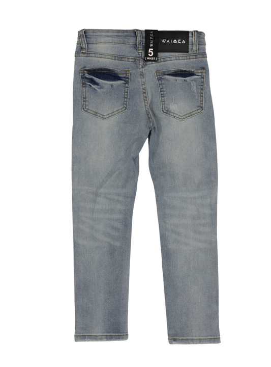Kids Distressed Skinny Jeans
