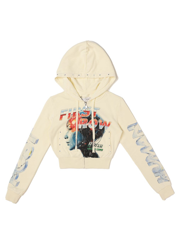 POST HUMAN NEW BORN HOODIE ZIPUP FRLF2405