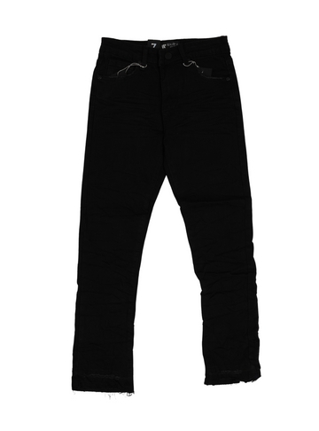 Kids Stacked Jeans Jet Black