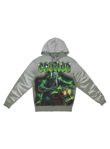 CAUTION NOT SO QUIET GHOST RIDER HOODIE (FRF2491)