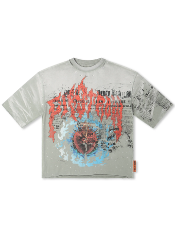 Sacred Heart Cropped Tee (FRM1027)