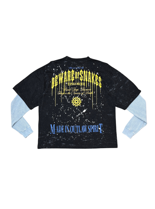 BEWARE OF SNAKES Long Tee (GN4092)
