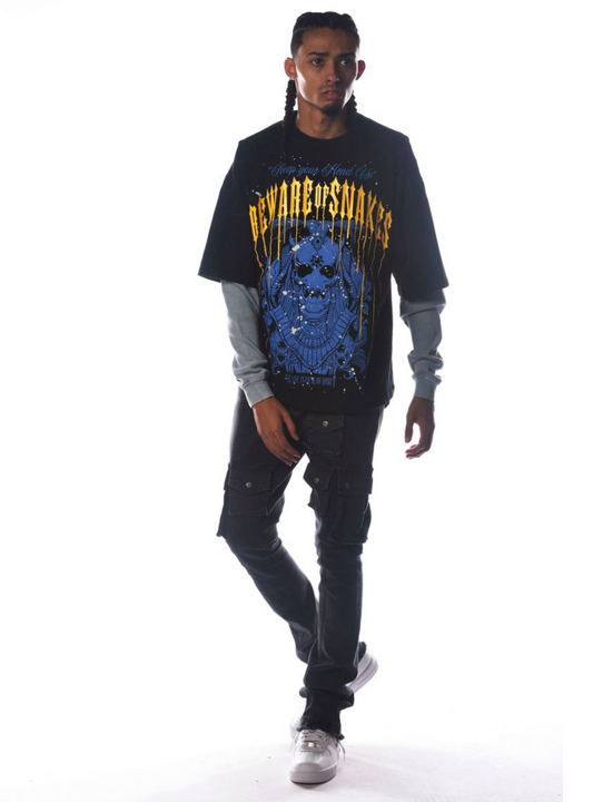 BEWARE OF SNAKES Long Tee (GN4092)