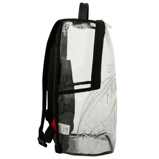 Gun metal colors clear backpack (B9590)