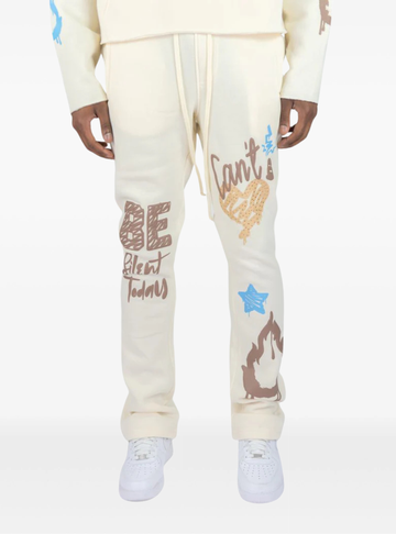 'Can't Be' Stacked Fleece Sweatpants (152-417)