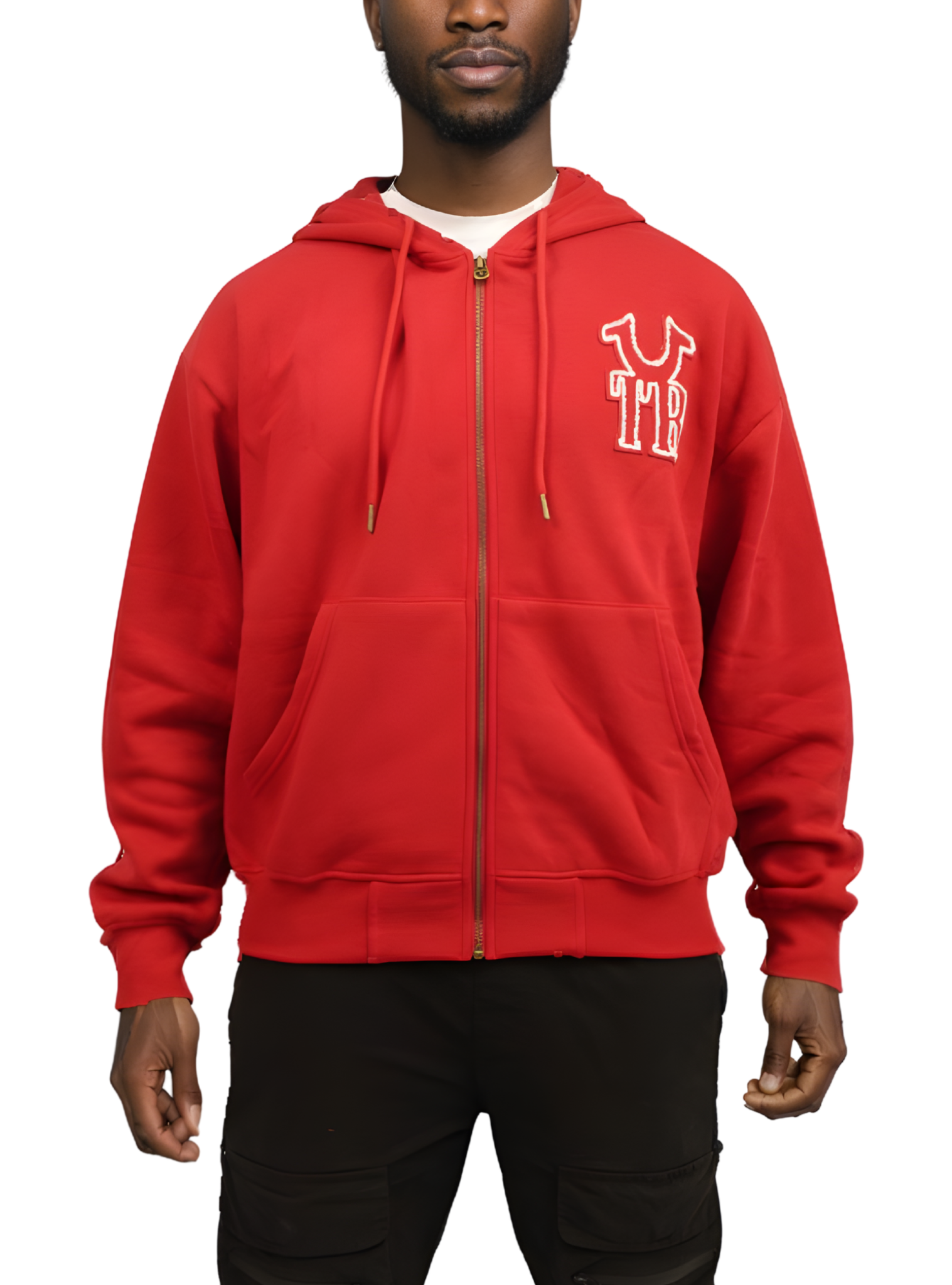 Rib stitch dept boxy zip up (109816)