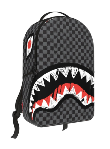 SCRIBBLE SHARK BACKPACK (B7102)
