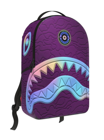 AI QUILTED IRIDESCENT BACKPACK (B7717)