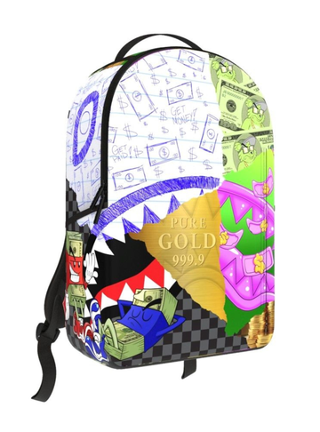 MEAN MONEY COLLAGE BACKPACK (B8308)