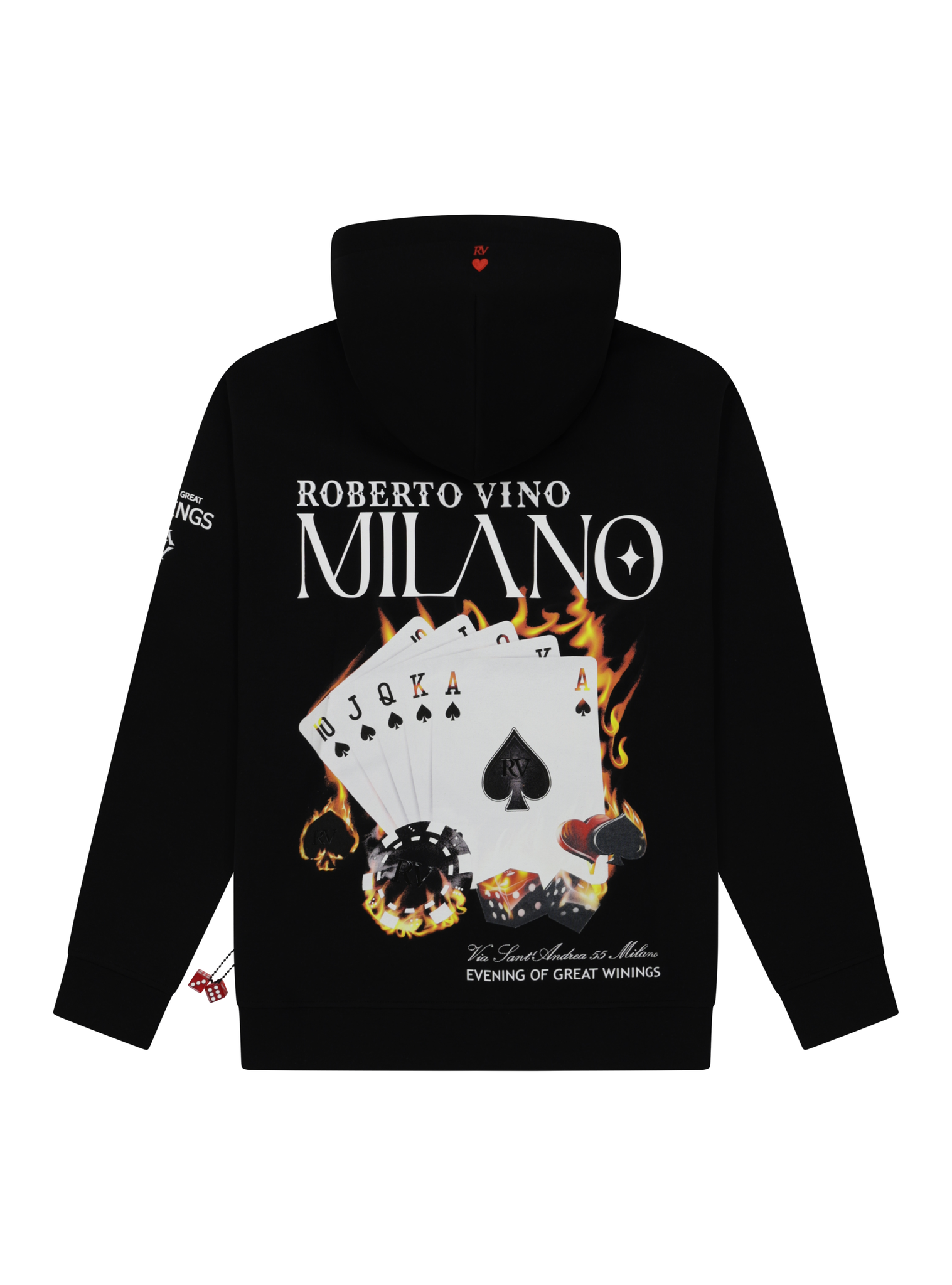 Burning Cards Hoodie  (5C-HO-1-FW25)