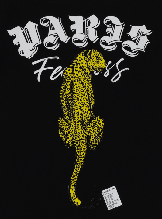 Cheetah Tee - Black