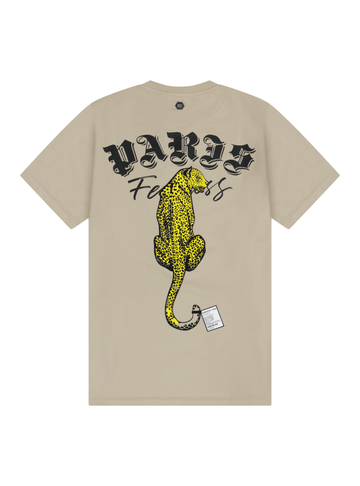 Cheetah Tee - Beige
