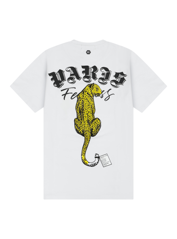 Cheetah Tee - White