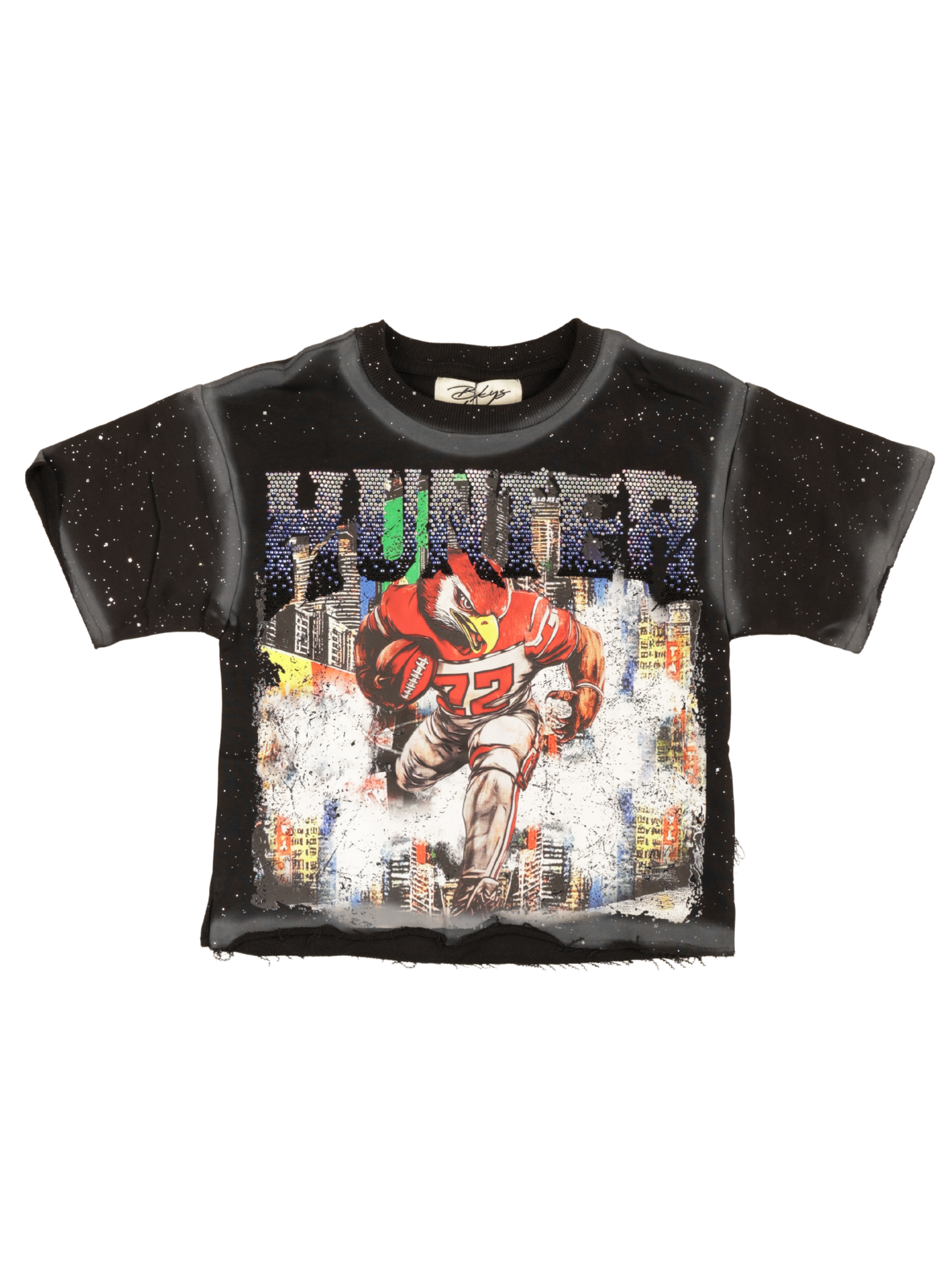 Boys hunter cropped tee (T1402B)