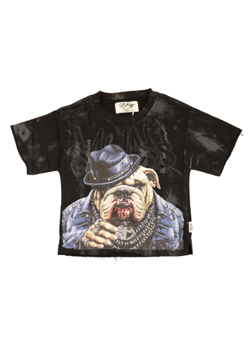 Boys say less cropped tee (T1441B)