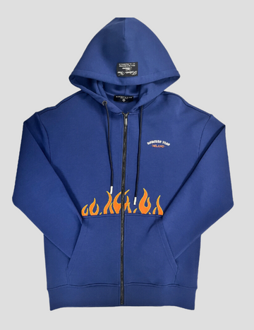 Flames Zip Hoodie