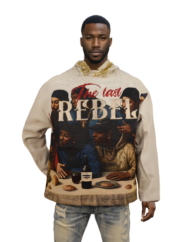 Last rebel tapestry hoodie (152-352)