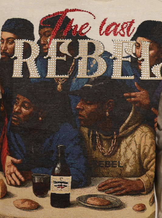 Last rebel tapestry hoodie (152-352)