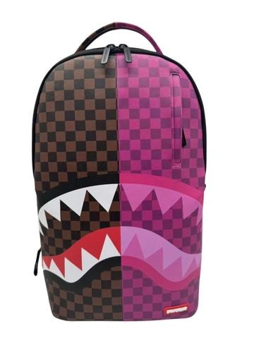 SPLIT SIP PINK CHECK DLXSV BACKPACK