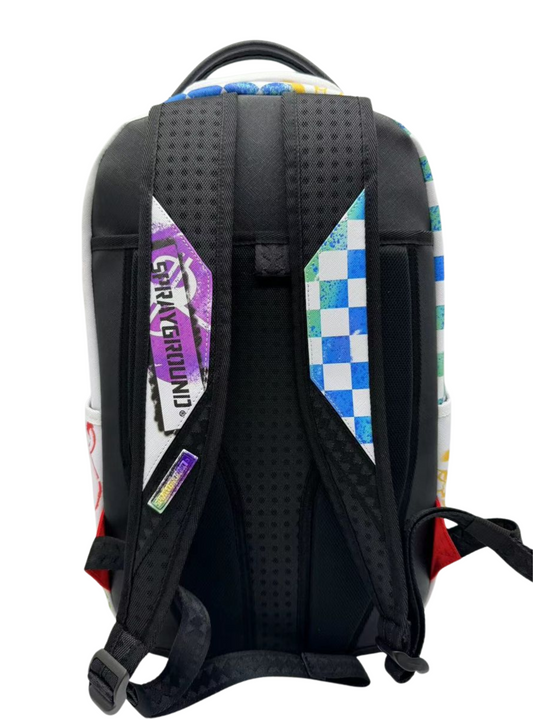 SHARK CENTRAL STENCILS WHITE DLXSV BACKPACK
