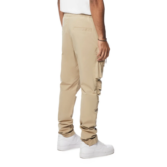 Open Bottom Nylon Cargo Pant