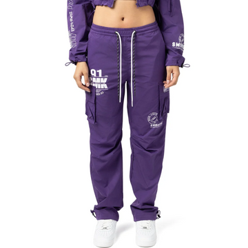 Slouch Straight Purple Women