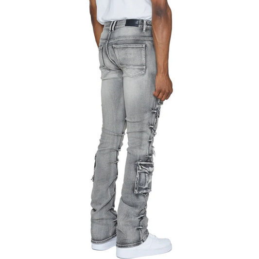 Stacked Utility Jeans