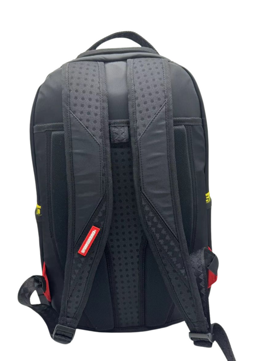 SHARK CENTRAL YELLOW TAPE DLX SATIN BACKPACK