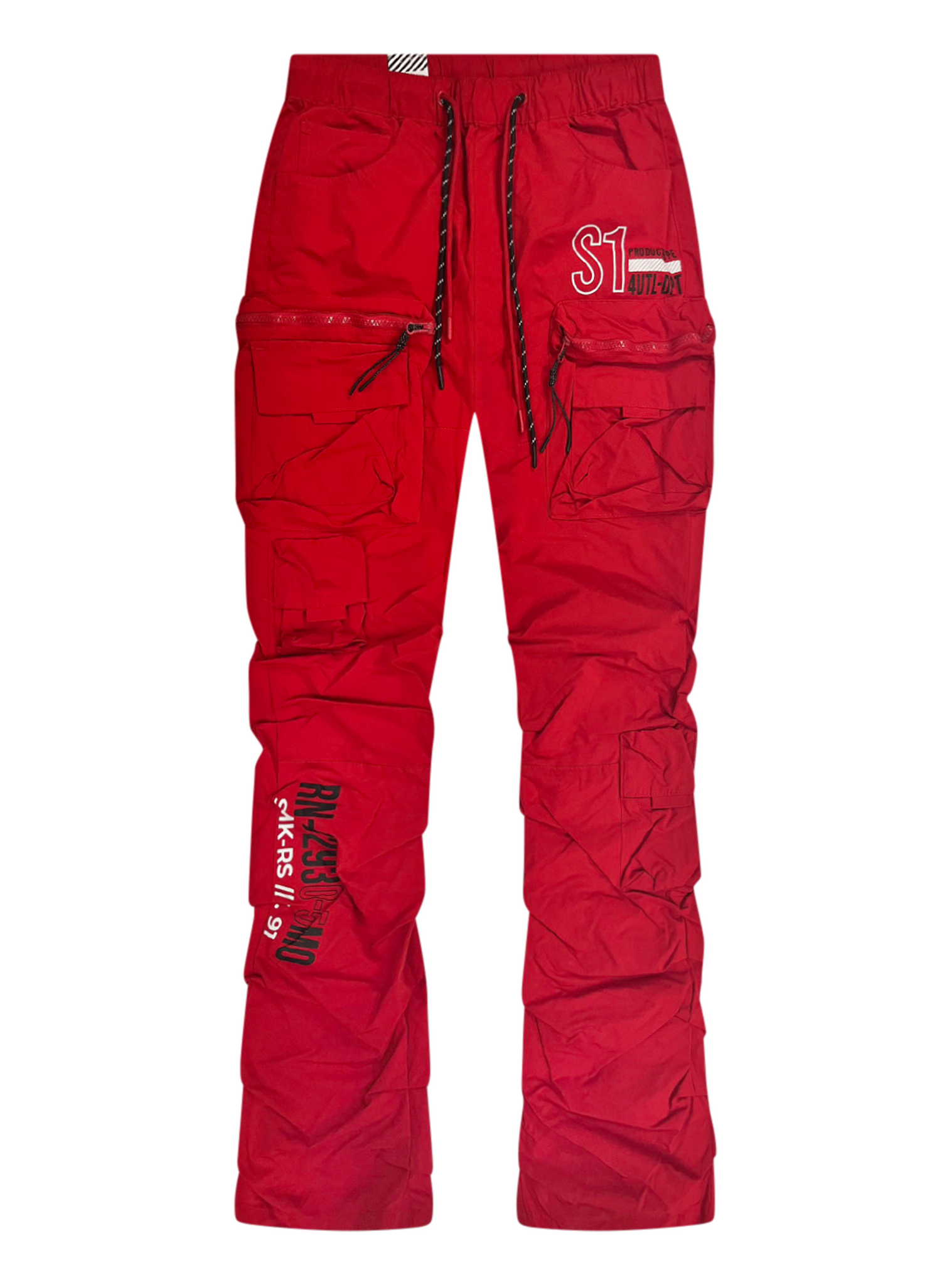 Stacked Utility Windbreaker Cargo Pants